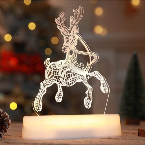 Christmas Glow Lamp - 3D LED Night Light