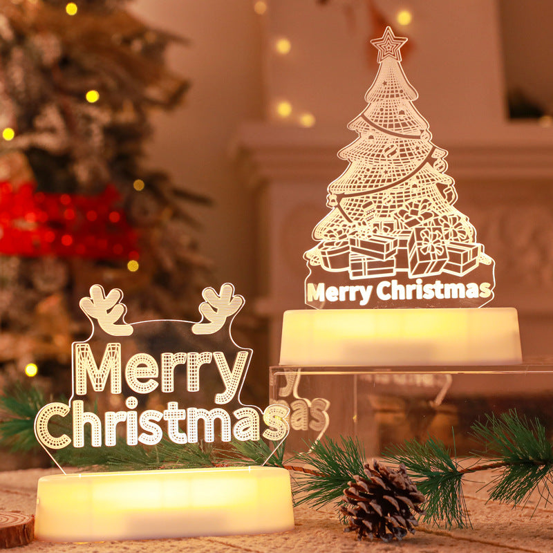 Christmas Glow Lamp - 3D LED Night Light
